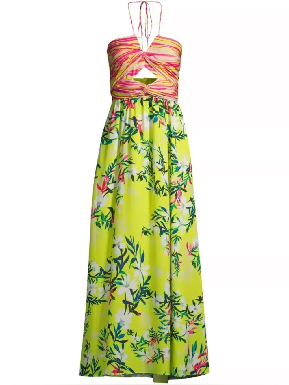 One33 Social Floral Front Twist Maxi Dress size 0